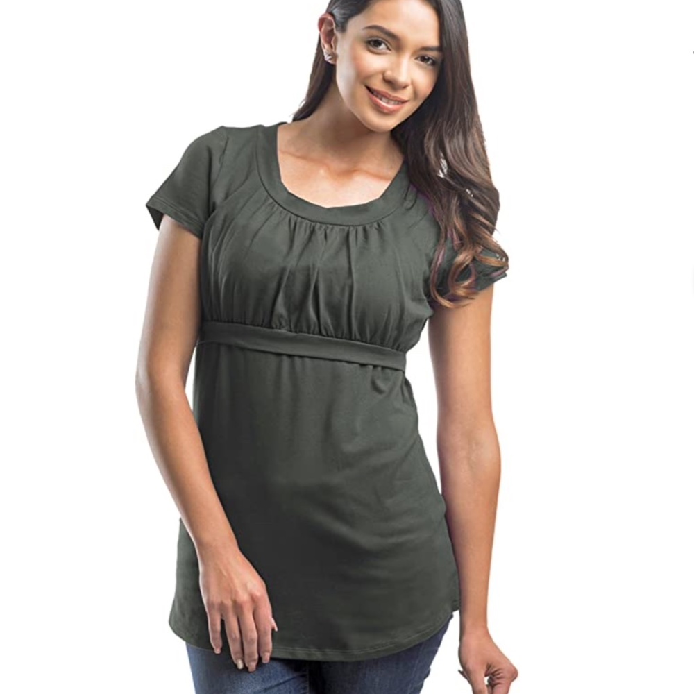 empire waist nursing breastfeeding t-shirt